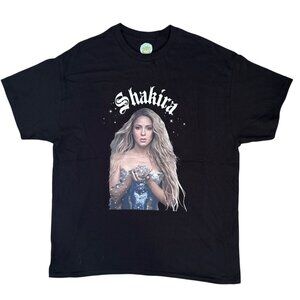Shakira North America Concert T-Shirt Black Unisex XL Las Mujeres Ya No Lloran T